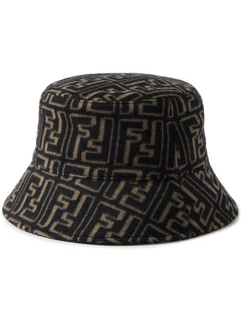 fendi bucket hat black|fendi bucket hat sale.